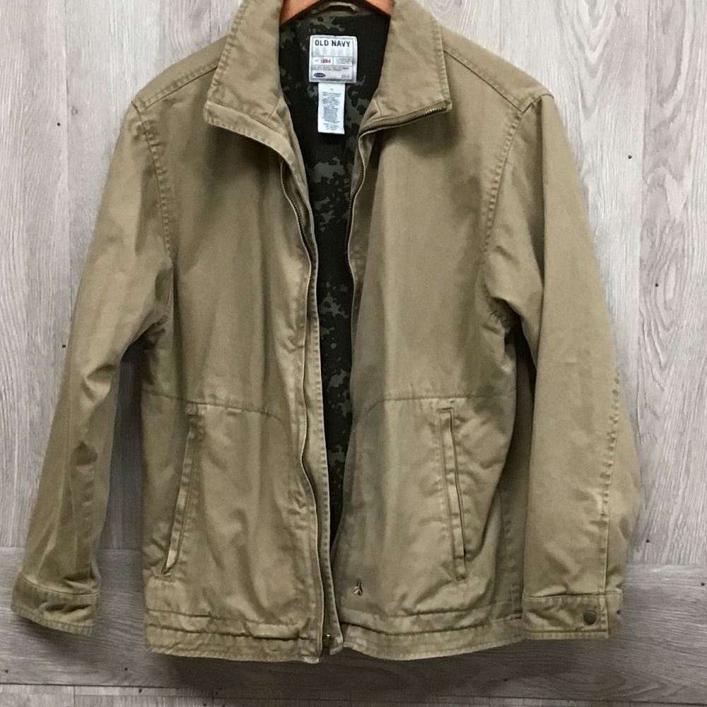 Old Navy Boy’s Camo Lined Fall Jacket BB762